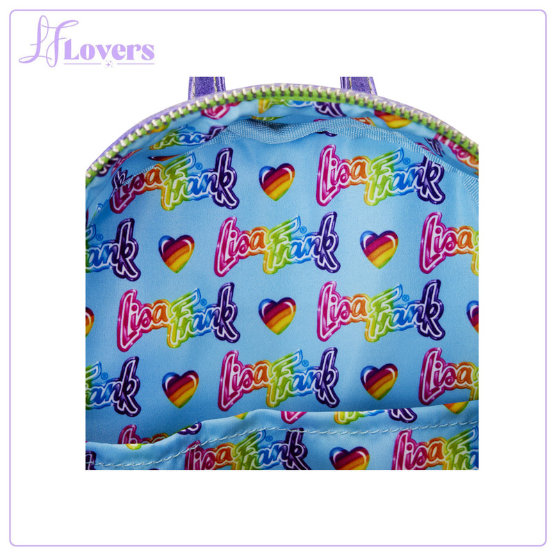 Load image into Gallery viewer, Loungefly Lisa Frank Colour Block Mini Backpack - PRE ORDER
