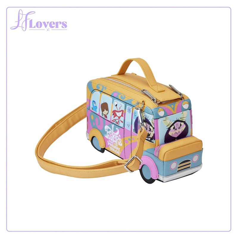 Load image into Gallery viewer, Loungefly Cartoon Network Foster Home and Imaginary Friends Figural Bus Crossbody Bag
