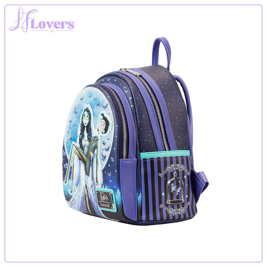 Loungefly Warner Brother Corpse Bride Moon Mini Backpack