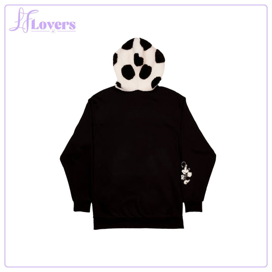 Loungefly Disney Minnie Rocks The Dots Sherpa Unisex Hoodie - LF Lovers