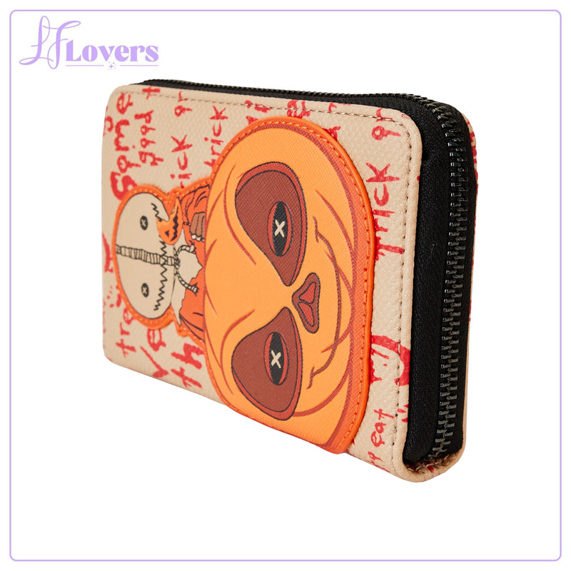 Load image into Gallery viewer, Loungefly Legendary Pictures Trick R Treat Sam Zip Around Wallet

