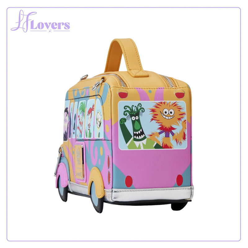 Load image into Gallery viewer, Loungefly Cartoon Network Foster Home and Imaginary Friends Figural Bus Crossbody Bag
