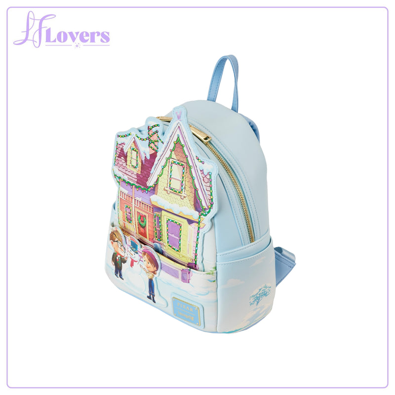 Load image into Gallery viewer, Loungefly Disney Pixar Up House Christmas Lights Mini Backpack
