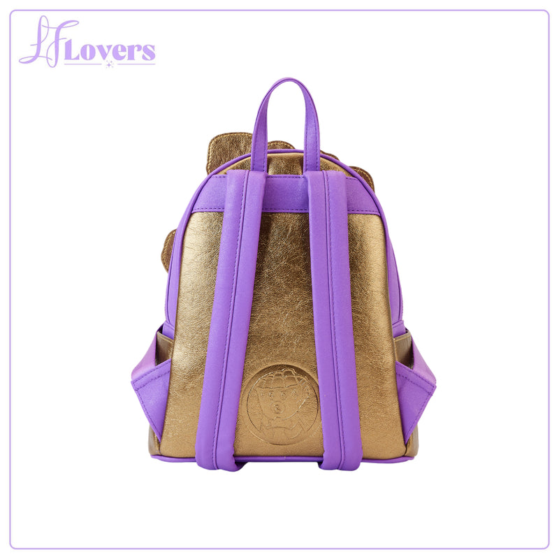Load image into Gallery viewer, Loungefly Marvel Shine Thanos Gauntlet Mini Backpack
