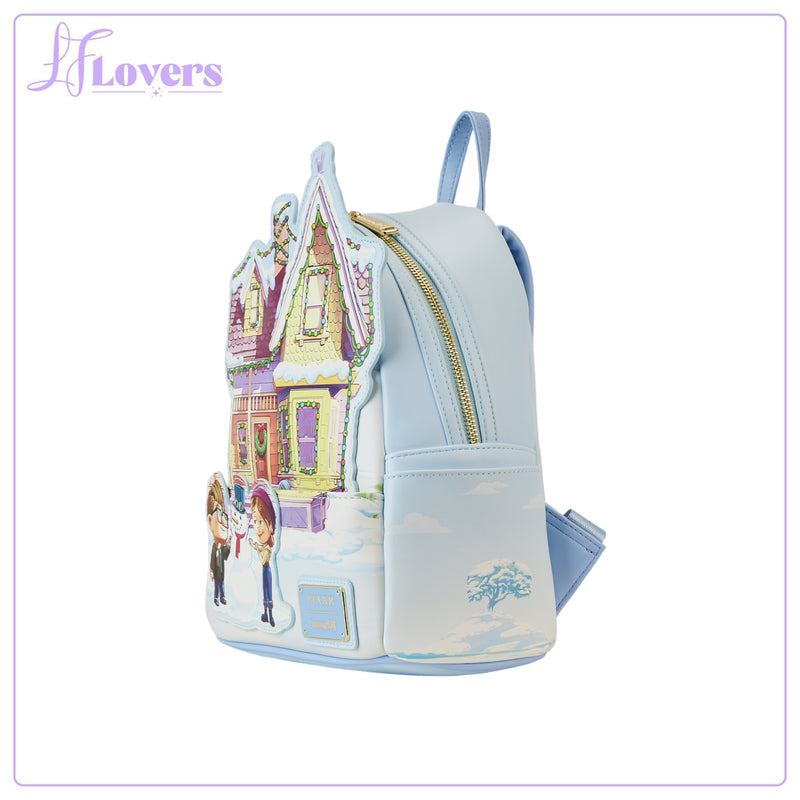 Load image into Gallery viewer, Loungefly Disney Pixar Up House Christmas Lights Mini Backpack
