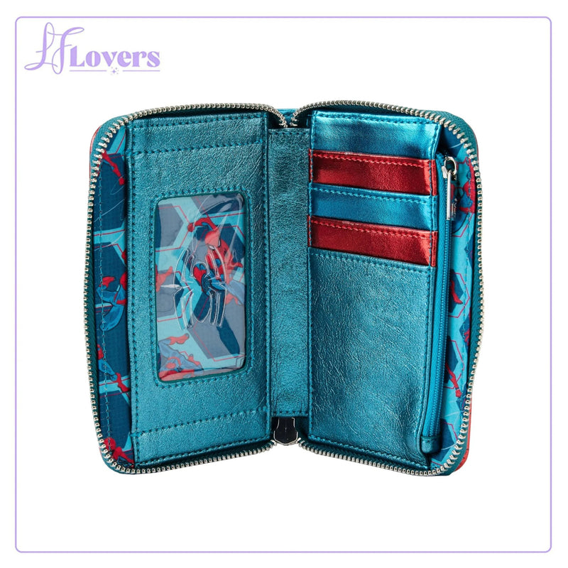Load image into Gallery viewer, Loungefly Marvel Spiderman Shine Zip Around Wallet
