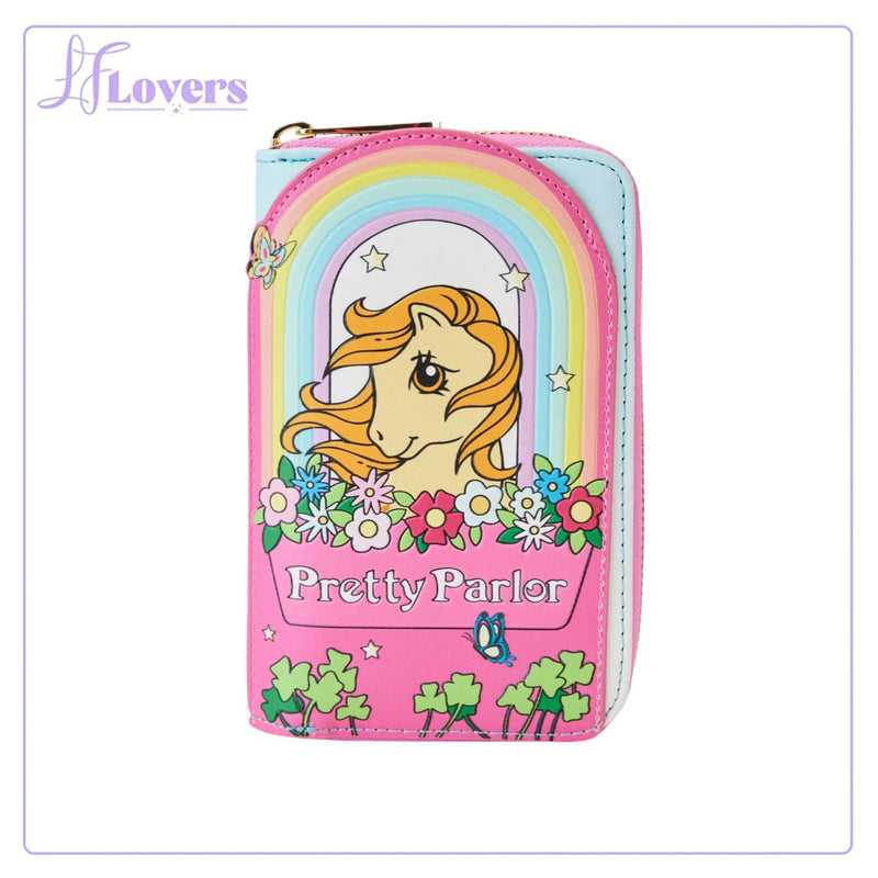 Load image into Gallery viewer, Loungefly Hasbro My Little Pony 40th Anniversary Pretty Parlour Zip Around Wallet
