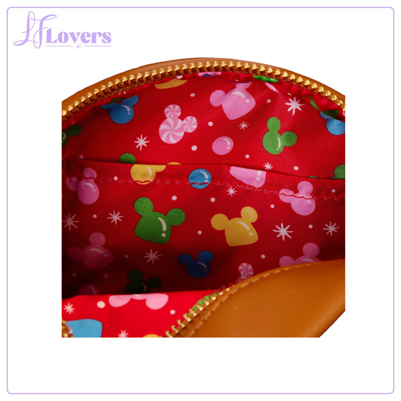 Load image into Gallery viewer, Loungefly Disney Mickey and Friends Gingerbread Cookie Figural Crossbody
