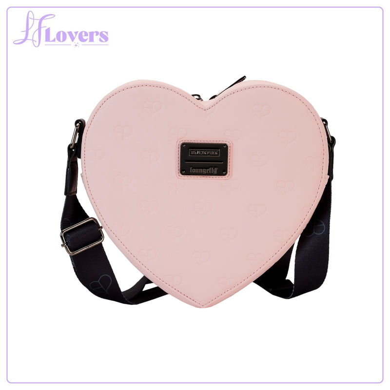 Load image into Gallery viewer, Loungefly BlackPink AOP Heart Crossbody
