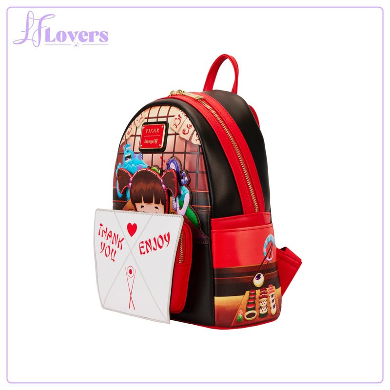 Load image into Gallery viewer, Loungefly Disney Monsters INC Boo Takeout Mini Backpack - LF Lovers

