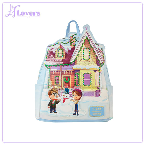 Loungefly Disney Pixar Up House Christmas Lights Mini Backpack
