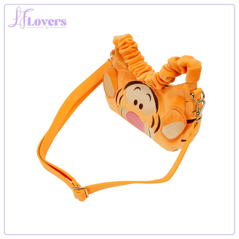 Load image into Gallery viewer, Loungefly Disney Winnie the Pooh Tigger Plush Cosplay Crossbody

