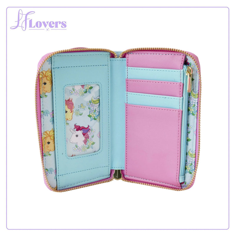 Load image into Gallery viewer, Loungefly Hasbro My Little Pony 40th Anniversary Pretty Parlour Zip Around Wallet
