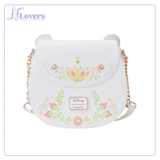Loungefly Disney Winnie the Pooh Cosplay Folk Floral Crossbody Bag