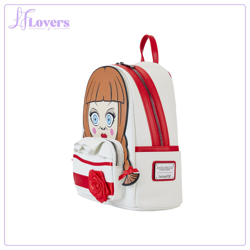 Load image into Gallery viewer, Loungefly Warner Bros Annabelle Cosplay Mini Backpack
