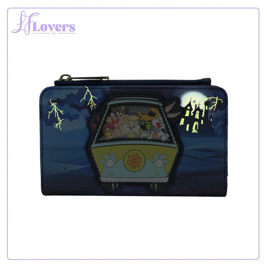 Loungefly Warner Brothers 100th Anniversary Looney Tunes Scooby Mash Flap Wallet