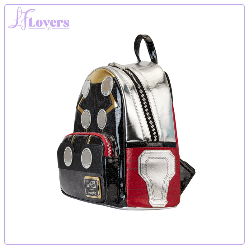 Load image into Gallery viewer, Loungefly Marvel Shine Thor Cosplay Mini Backpack
