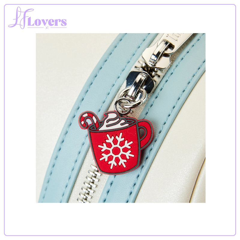 Load image into Gallery viewer, Loungefly Disney Stitch Angel Cosplay Mini Backpack
