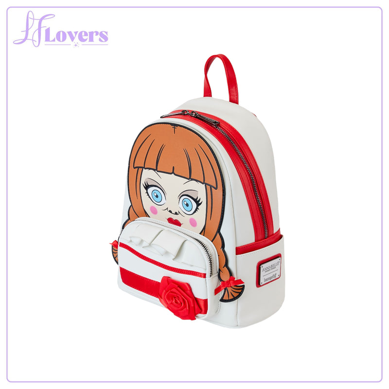 Load image into Gallery viewer, Loungefly Warner Bros Annabelle Cosplay Mini Backpack
