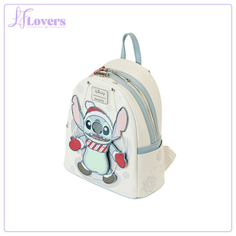 Load image into Gallery viewer, Loungefly Disney Stitch Angel Cosplay Mini Backpack
