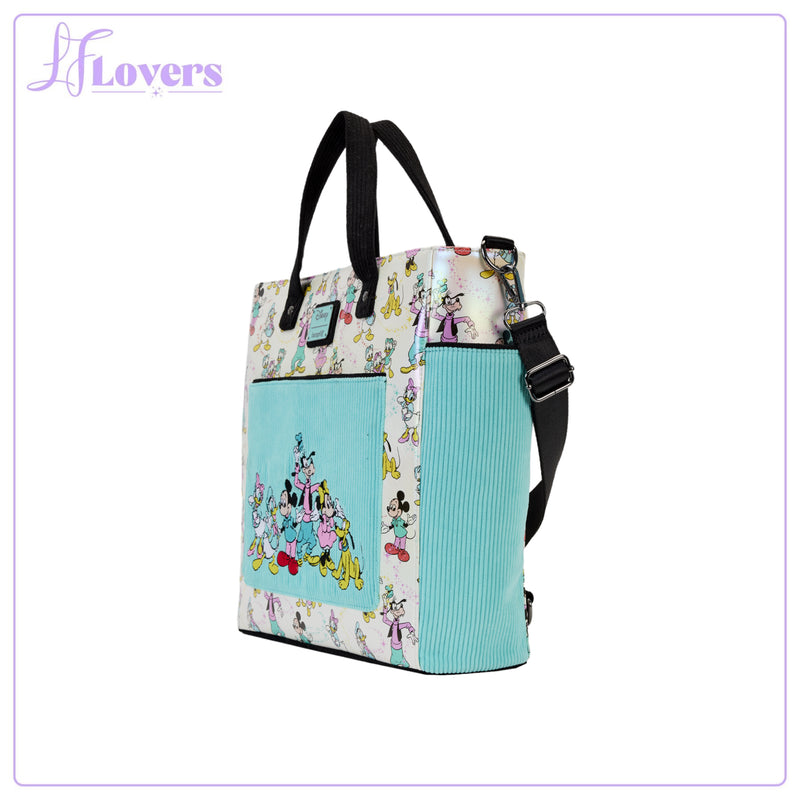 Load image into Gallery viewer, Loungefly Disney D100 Classic AOP Convertible Tote Bag
