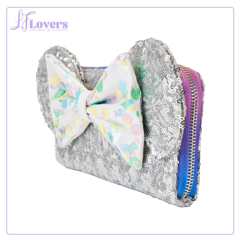 Load image into Gallery viewer, Loungefly Disney Mickey and Friends Birthday Celebration Zip Around Wallet
