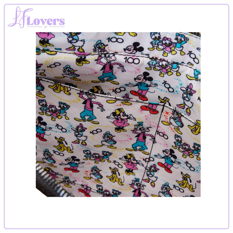 Load image into Gallery viewer, Loungefly Disney D100 Classic AOP Convertible Tote Bag
