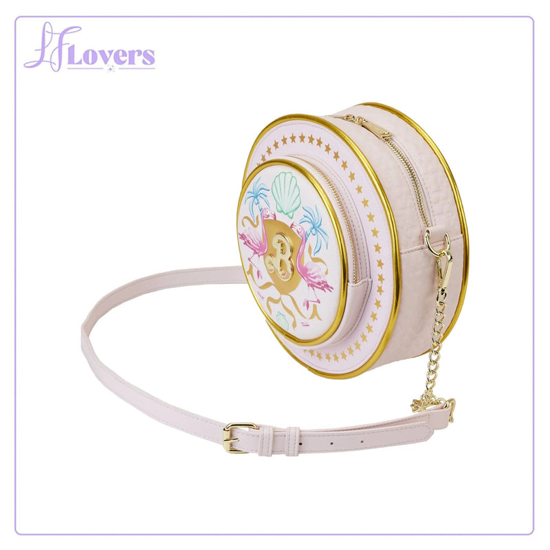 Load image into Gallery viewer, Loungefly Mattel Barbie Movie Logo Crossbody Bag
