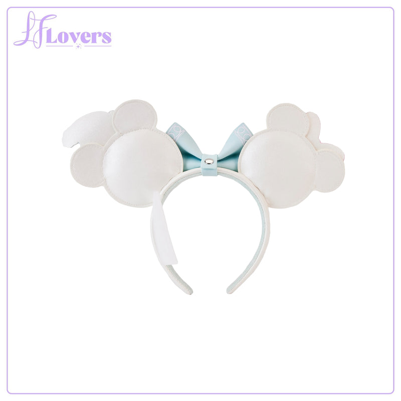 Load image into Gallery viewer, Loungefly Disney Mickey and Minnie Pastel Snowman Headband
