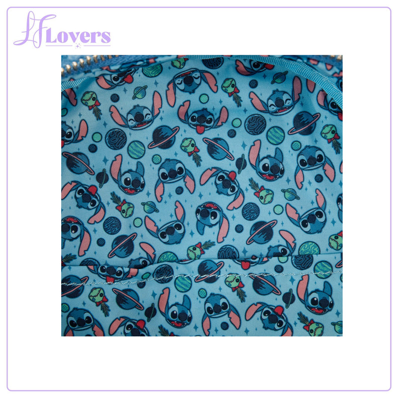 Load image into Gallery viewer, Loungefly Disney Stitch Plush Pocket Mini Backpack - LF Lovers
