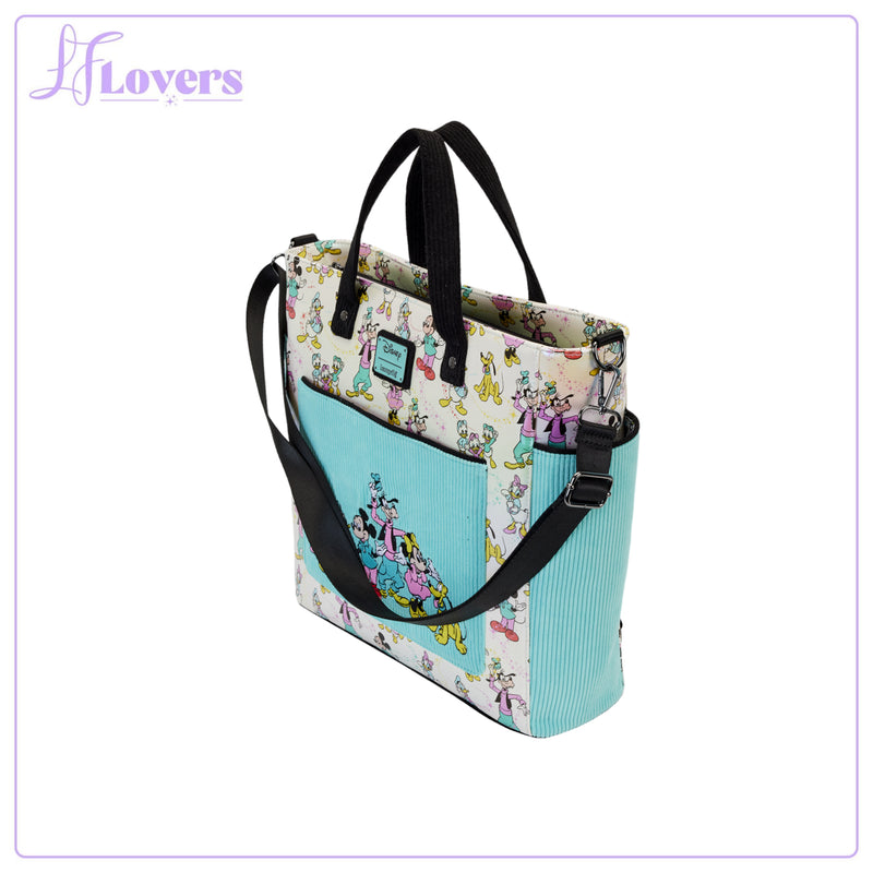 Load image into Gallery viewer, Loungefly Disney D100 Classic AOP Convertible Tote Bag
