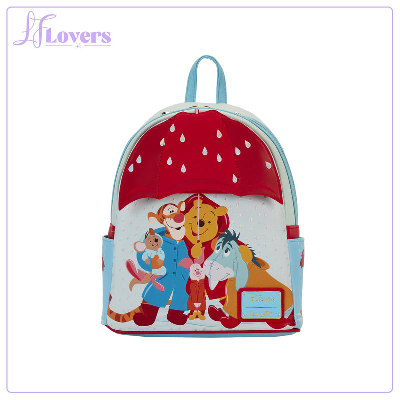 Load image into Gallery viewer, Loungefly Disney Winnie the Pooh and Friends Rainy Day Mini Backpack
