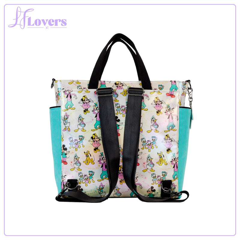 Load image into Gallery viewer, Loungefly Disney D100 Classic AOP Convertible Tote Bag

