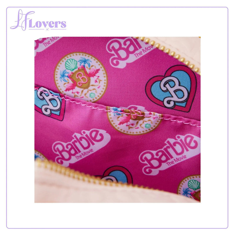 Load image into Gallery viewer, Loungefly Mattel Barbie Movie Logo Crossbody Bag
