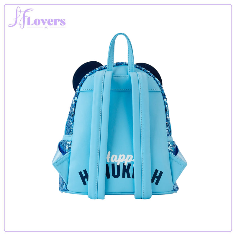 Load image into Gallery viewer, Loungefly Disney Mickey Happy Hanukkah Menorah Mini Backpack
