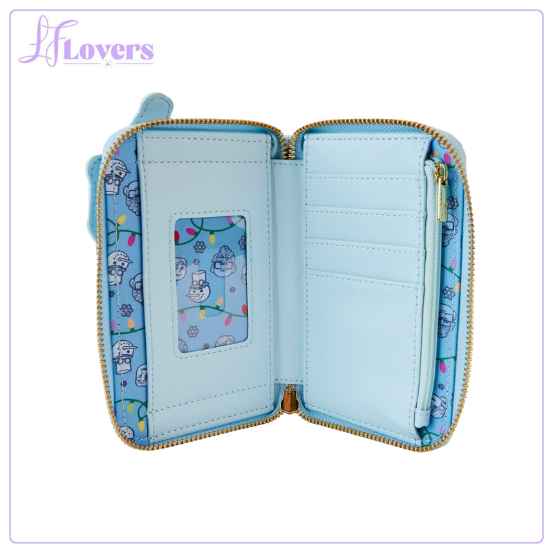 Load image into Gallery viewer, Loungefly Disney Pixar Up House Christmas Lights Zip Around Wallet
