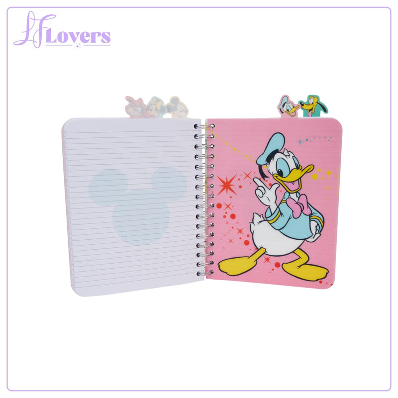 Load image into Gallery viewer, Loungefly Stationary Disney D100 Mickey and Friends Journal
