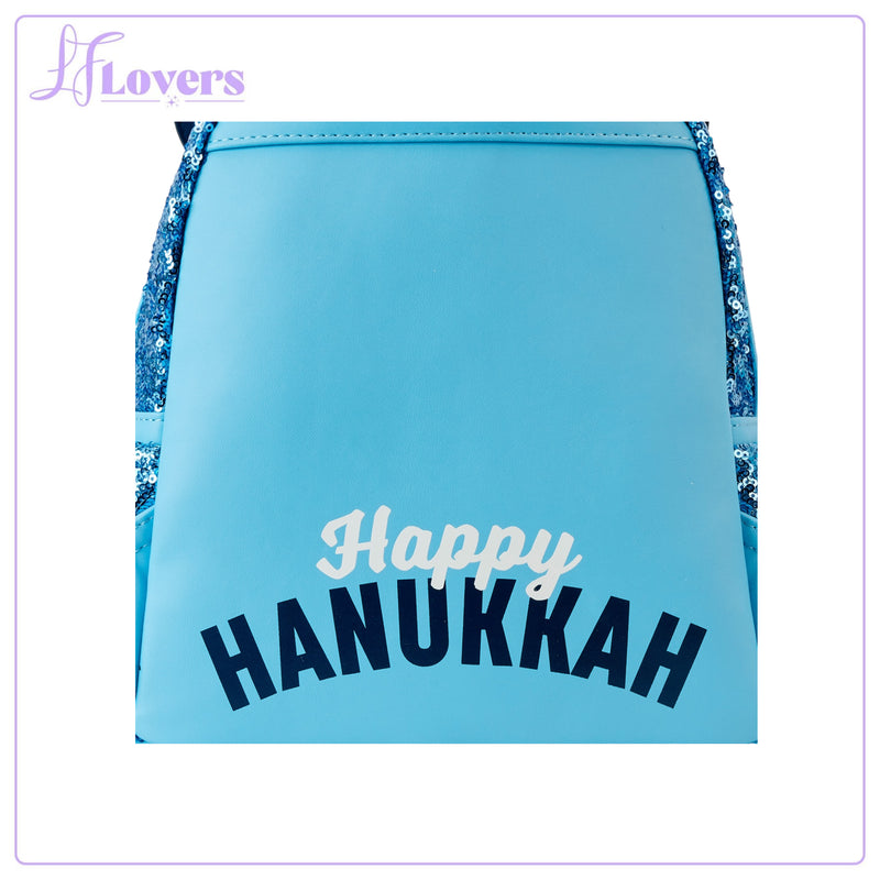 Load image into Gallery viewer, Loungefly Disney Mickey Happy Hanukkah Menorah Mini Backpack
