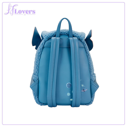 Loungefly Disney Stitch Plush Pocket Mini Backpack