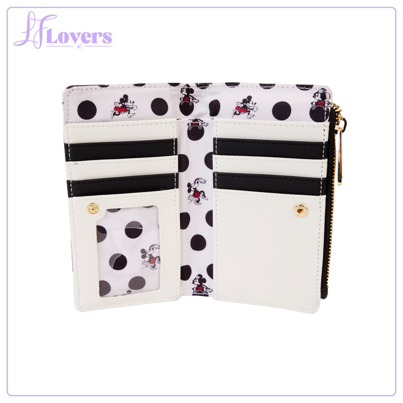 Load image into Gallery viewer, Loungefly Disney Minnie Rocks The Dots Classic Flap Wallet - LF Lovers
