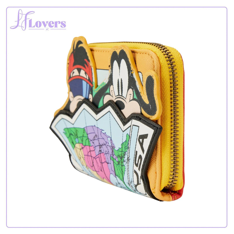 Load image into Gallery viewer, Loungefly Disney Goofy Movie Road Trip Zip Around Wallet
