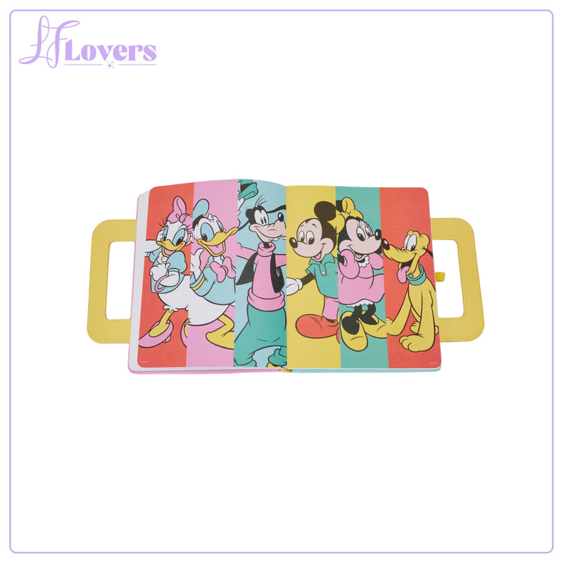 Load image into Gallery viewer, Loungefly Stationary Disney D100 Mickey and Friends Lunchbox Journal
