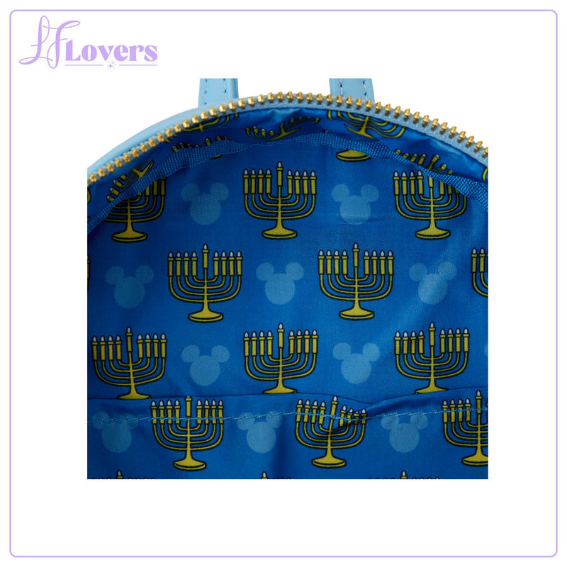 Load image into Gallery viewer, Loungefly Disney Mickey Happy Hanukkah Menorah Mini Backpack
