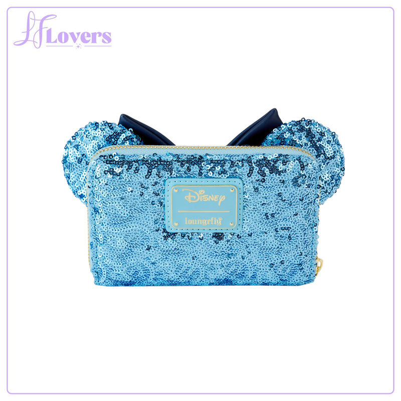 Load image into Gallery viewer, Loungefly Disney Mickey Hanukkah Menorah Zip Around Wallet
