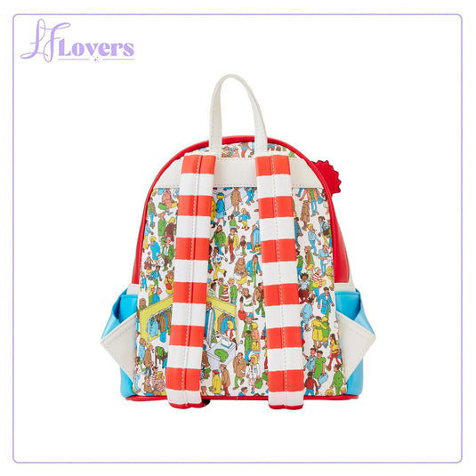 Loungefly Wheres Waldo Cosplay Mini Backpack