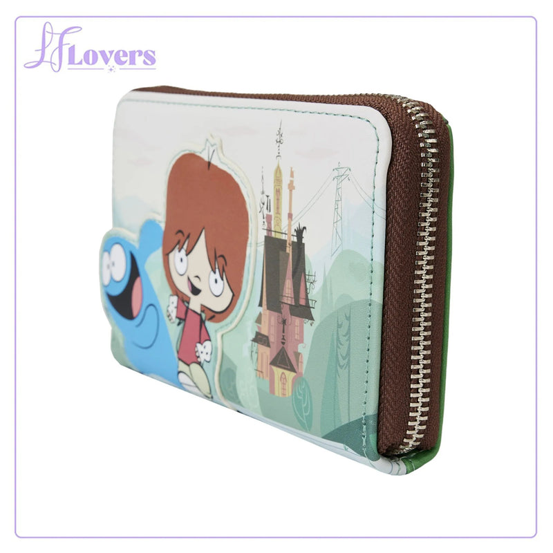 Load image into Gallery viewer, Loungefly Cartoon Network Foster Home and Imaginary Friends Mac and Blue Zip Around Wallet
