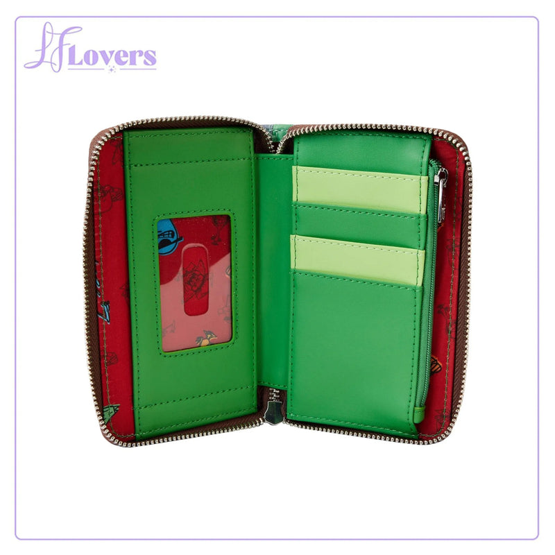 Load image into Gallery viewer, Loungefly Cartoon Network Foster Home and Imaginary Friends Mac and Blue Zip Around Wallet
