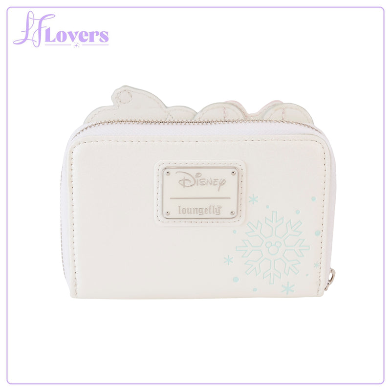 Load image into Gallery viewer, Loungefly Disney Minnie Pastel Figural Snowman Zip Around Wallet
