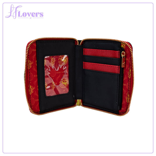 Loungefly HBO House of the Dragon Targaryen Zip Around Wallet