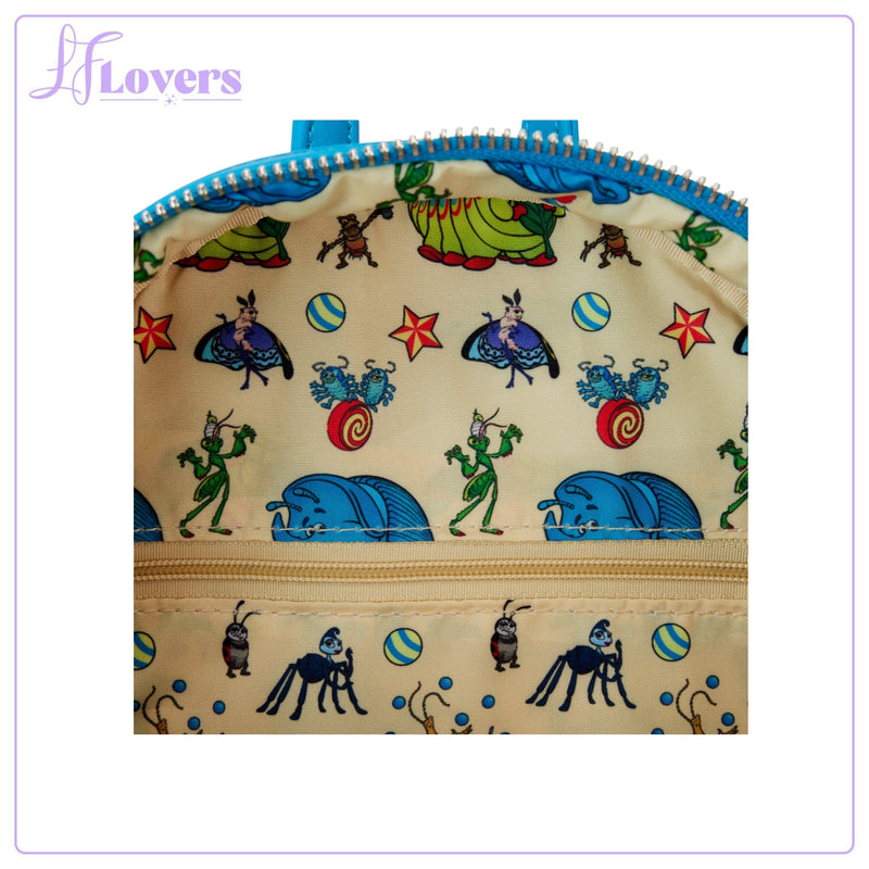 Load image into Gallery viewer, Loungefly Disney Bugs Life AOP Mini Backpack - LF Lovers
